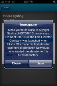 History Channel Foursquare