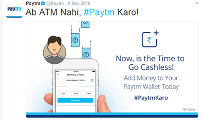 Real time marketing-PayTM