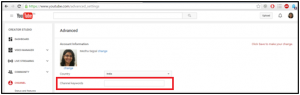 YouTube SEO - Channel Keywords
